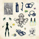 Sticker Book - Poseidons Kingdom - 50 sidor