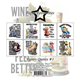 Scrapbookingpapper - 15x15cm - Funny Quotes #1