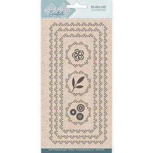Card Deco Essentials Slimline Dies - Slimline Flower