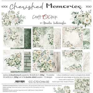 Scrapbookingpapper - 30x30cm - Cherished Moments