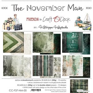 Scrapbookingpapper - 30x30cm - The November Man