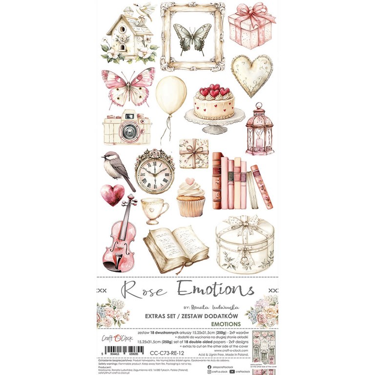 18st klippark - Rose Emotions - Extras Set