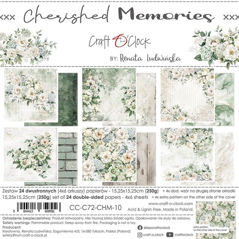 Paper pack - 15x15 cm - Cherished Memories