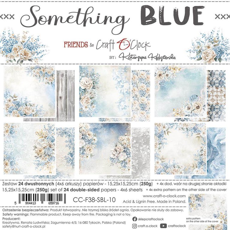 Paper pack - 15x15 cm - Something Blue