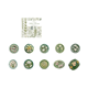Stickers - Sigill - Gröna med blommor - 20st
