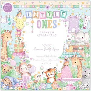 Pappersblock - 30x30cm - Little Ones - 30st