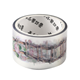 Stickerstejp - Clear - Stege med blommor