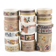 Washitejp - Mixpaket - Vintagemotiv - 20st rullar