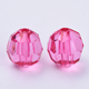 Akrylpärlor - Facett - 6mm - Rosa - 400st