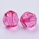 Akrylpärlor - Facett - 6mm - Rosa - 400st