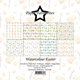 Scrapbookingpapper - 30x30cm - Watercolour Easter