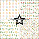Scrapbookingpapper - 30x30cm - Watercolour Easter