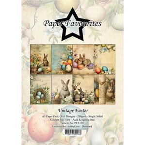 Scrapbookingpapper - A5 - Vintage Easter