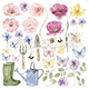 Pappersblock - Maja Design - Spring Garden - 15x15cm