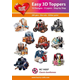 Easy 3D - Toppers - Glitter - Classic Gentlemen