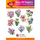 Easy 3D - Toppers - Glitter - Spring Flowers