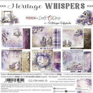 Paper pack - 15x15 cm - Heritage Whispers