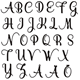 PY Hobby Dies - Alfabet - Versaler - A till Ö - 2,2 till 2,9cm