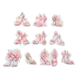 Stickers - Clear - Högklackade skor - Rosa