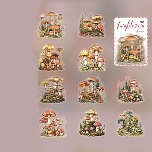 Stickers - Clear - Svampar