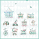Stickers - Clear - Pastellfordon