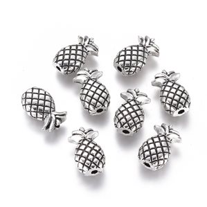 Metallpärlor - Ananas - 14x9mm - 10st