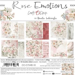Paper pack - 15x15 cm - Rose Emotions