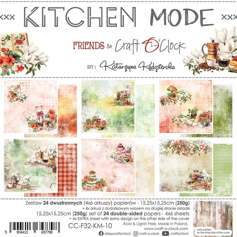 Paper pack - 15x15 cm - Kitchen Mode