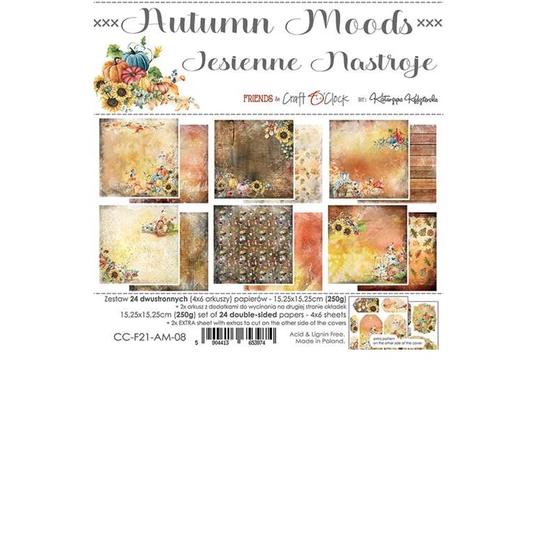 Paper pack - 15x15 cm - Autumn Moods