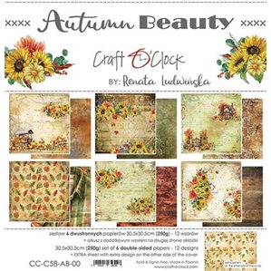 Scrapbookingpapper - 30x30cm - Autumn Beauty