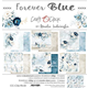 Scrapbookingpapper - 30x30cm - Forever Blue