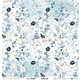 Scrapbookingpapper - 30x30cm - Forever Blue