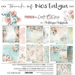 Scrapbookingpapper - 30x30cm - Touch of Nostalgia