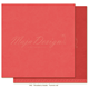 Enfärgade papper - Maja Design - Strawberry - 30x30cm - 5st ark