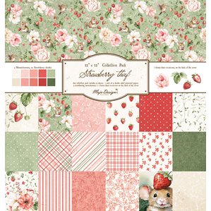 Maja Design - Strawberry thief - Hel kollektion - 30x30cm - 15st ark