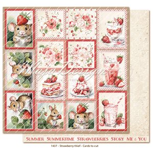 Klippark - Maja Design - Strawberry thief - 30x30cm