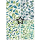 Scrapbookingpapper - A5 - Vintage Green Leaves