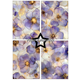 Scrapbookingpapper - A5 - Alcohol Ink Flowers