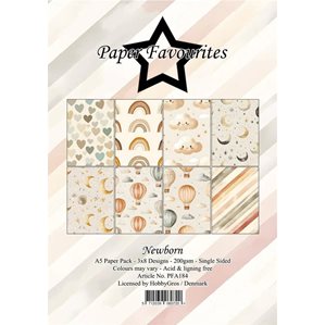 Scrapbookingpapper - A5 - Newborn