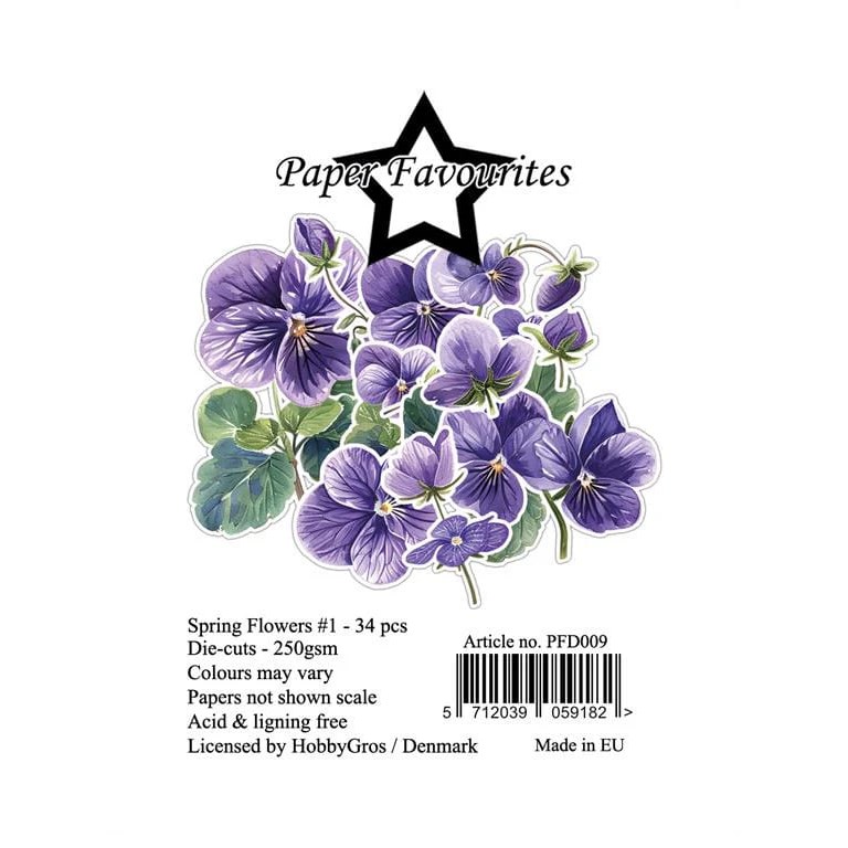 Die-cuts - Spring Flowers #1