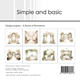 Scrapbookingpapper - 15x15cm - A Sense of Romance