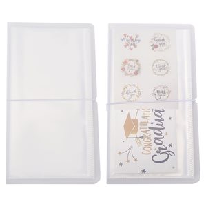 Förvaringspärm till stickers - 50st plastfickor