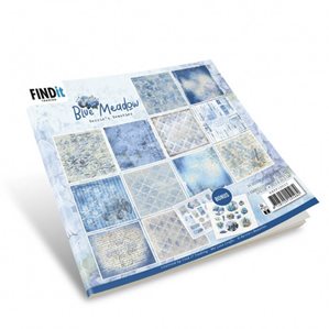 Paper pack - 20x20cm - Blue Meadow