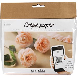 DIY-kit - Kräppapper - Nejlikor