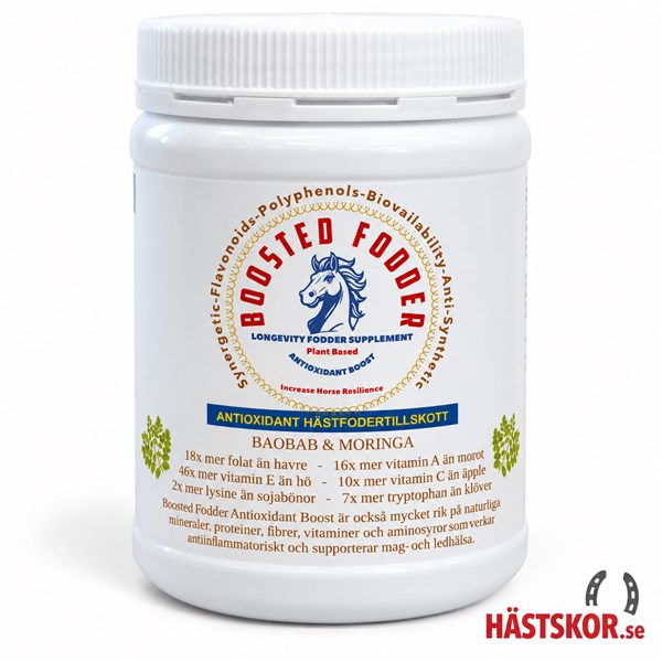 Boosted Equine ANTIOXIDANT   FODERTILLSKOTT   BOOSTED EQUINE 350gr.
