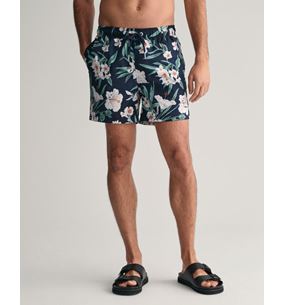 OLEANDER PRINT SWIM SHORTS