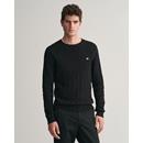 COTTON CABLE C-NECK