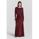Tyne Satin Maxi Skirt