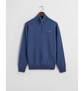 SUPERFINE LAMBSWOOL HALF ZIP