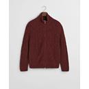 CABLE ZIP CARDIGAN